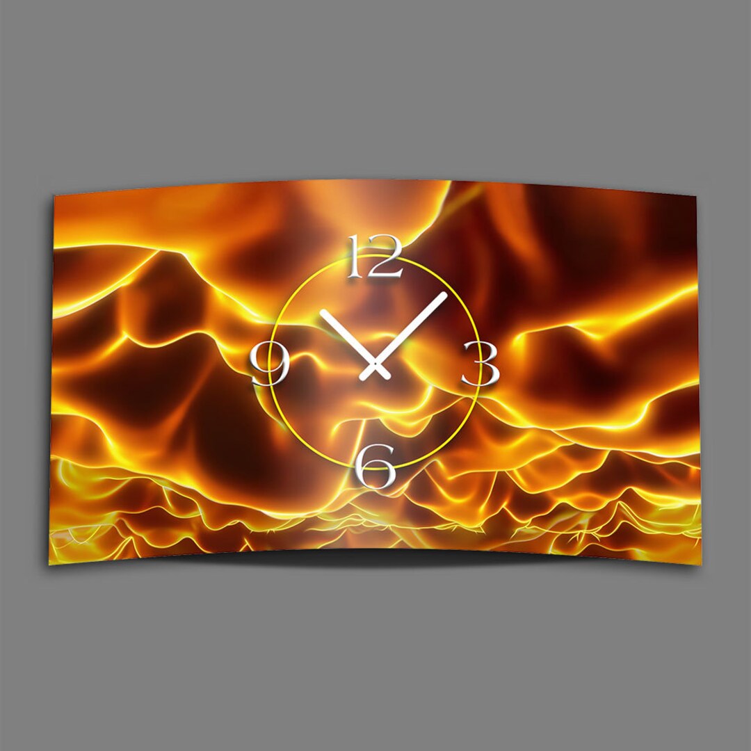 Abstract Designer Wall Clock Modern Wall Clocks Design Quiet No Ticking ...