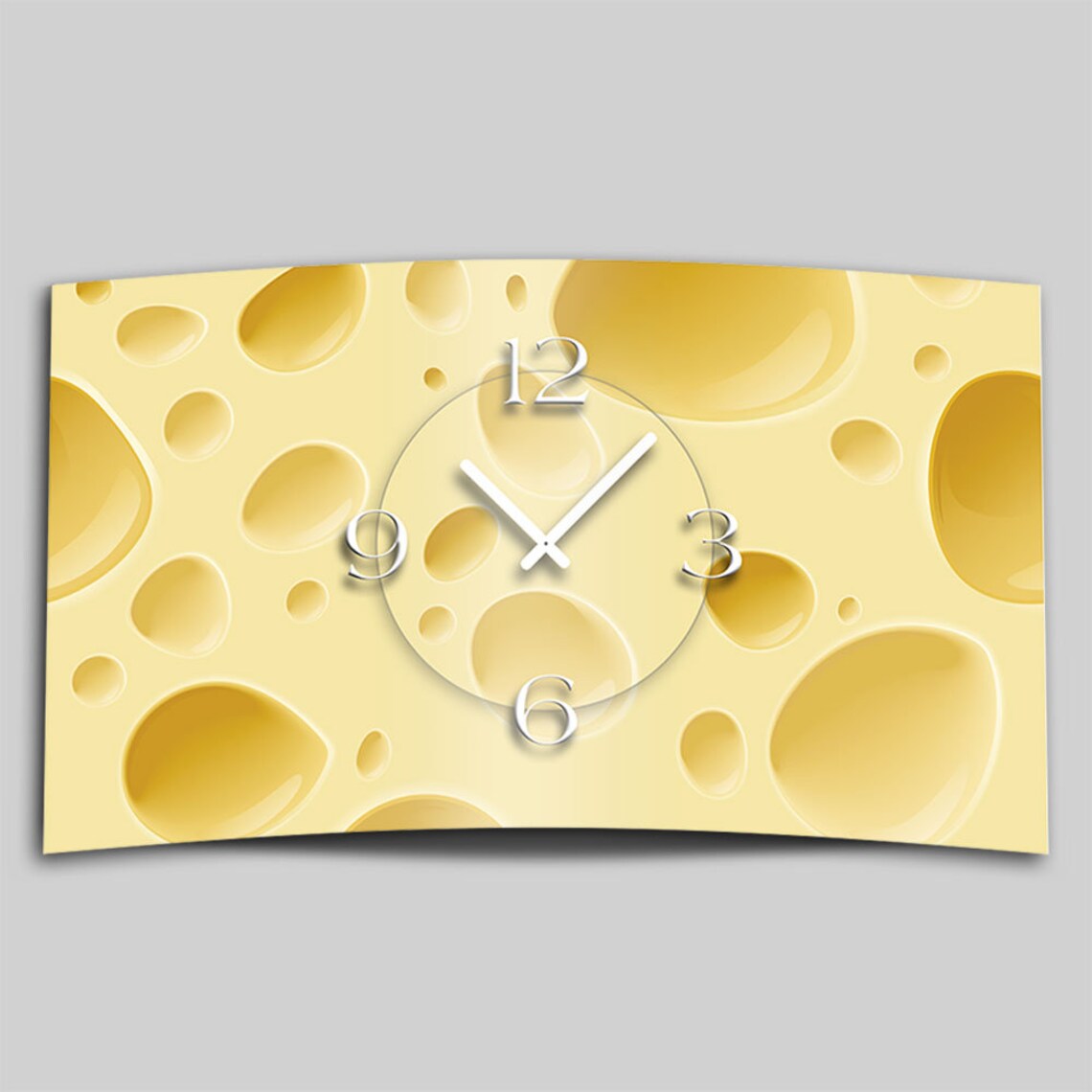 Käse Cheese Designer Wall Clock Modern Wall Clock Design Quiet No Ticking Dixtime 3D0002 Etsy
