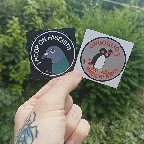 Stickers "Orgoglio Proletario e I Poop On"