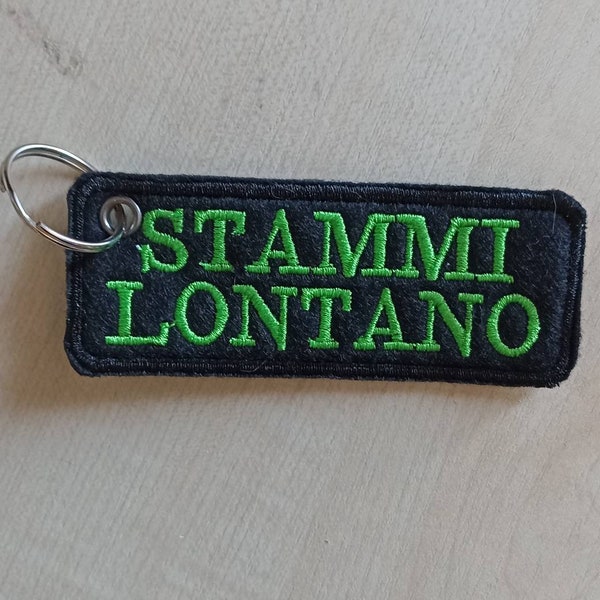 "Stay away from me" key ring