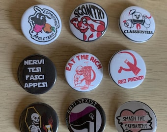 Spille- Antifa-scontri-AntiSexism-Eat the Rich-Scheletro-Red Passion-Fasci Appesi-ClassBusters