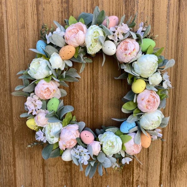 Easter Egg Wreath Etsy