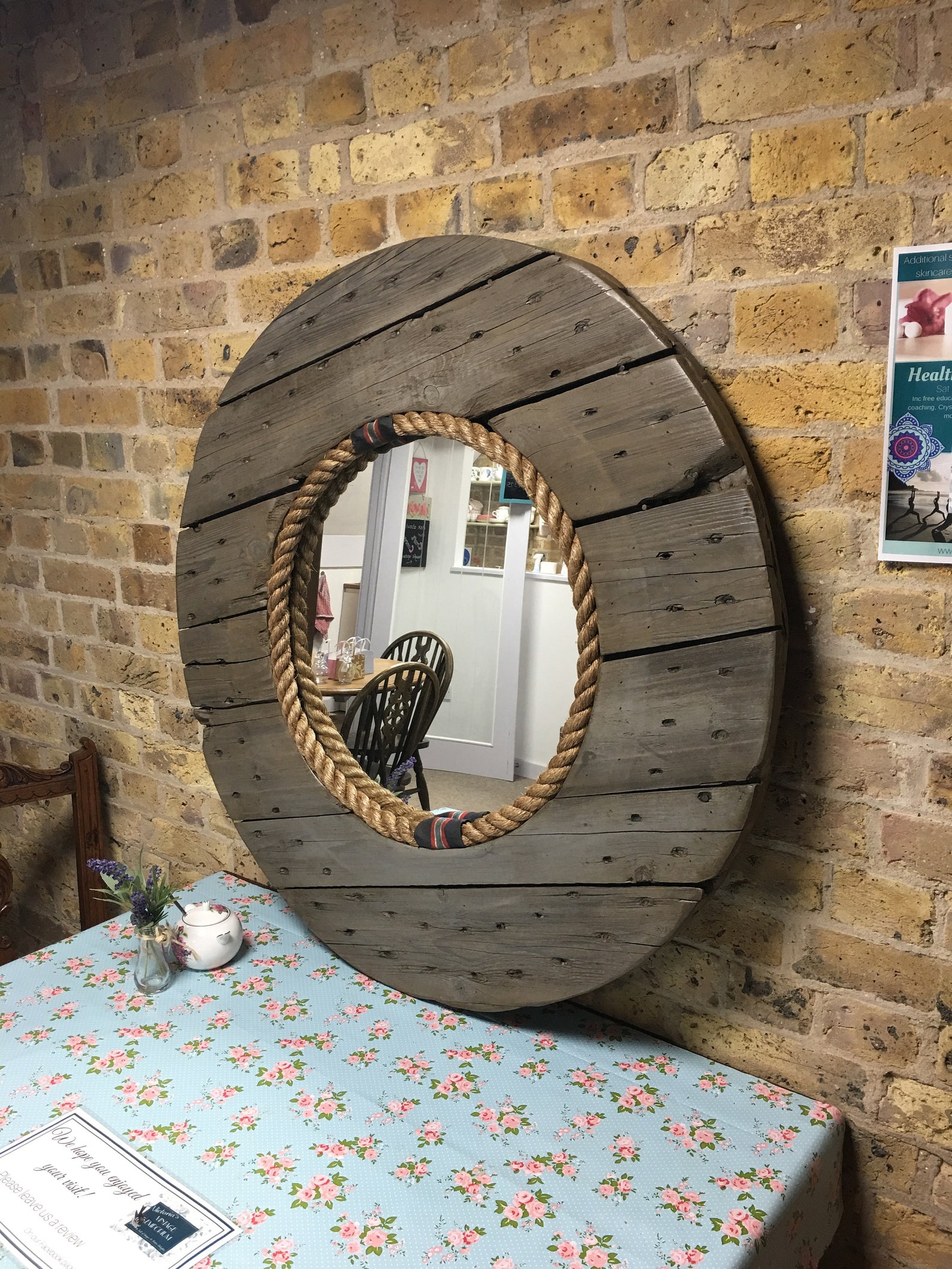 Large Nautical Mirror made on Money for Nothing TV show Etsy