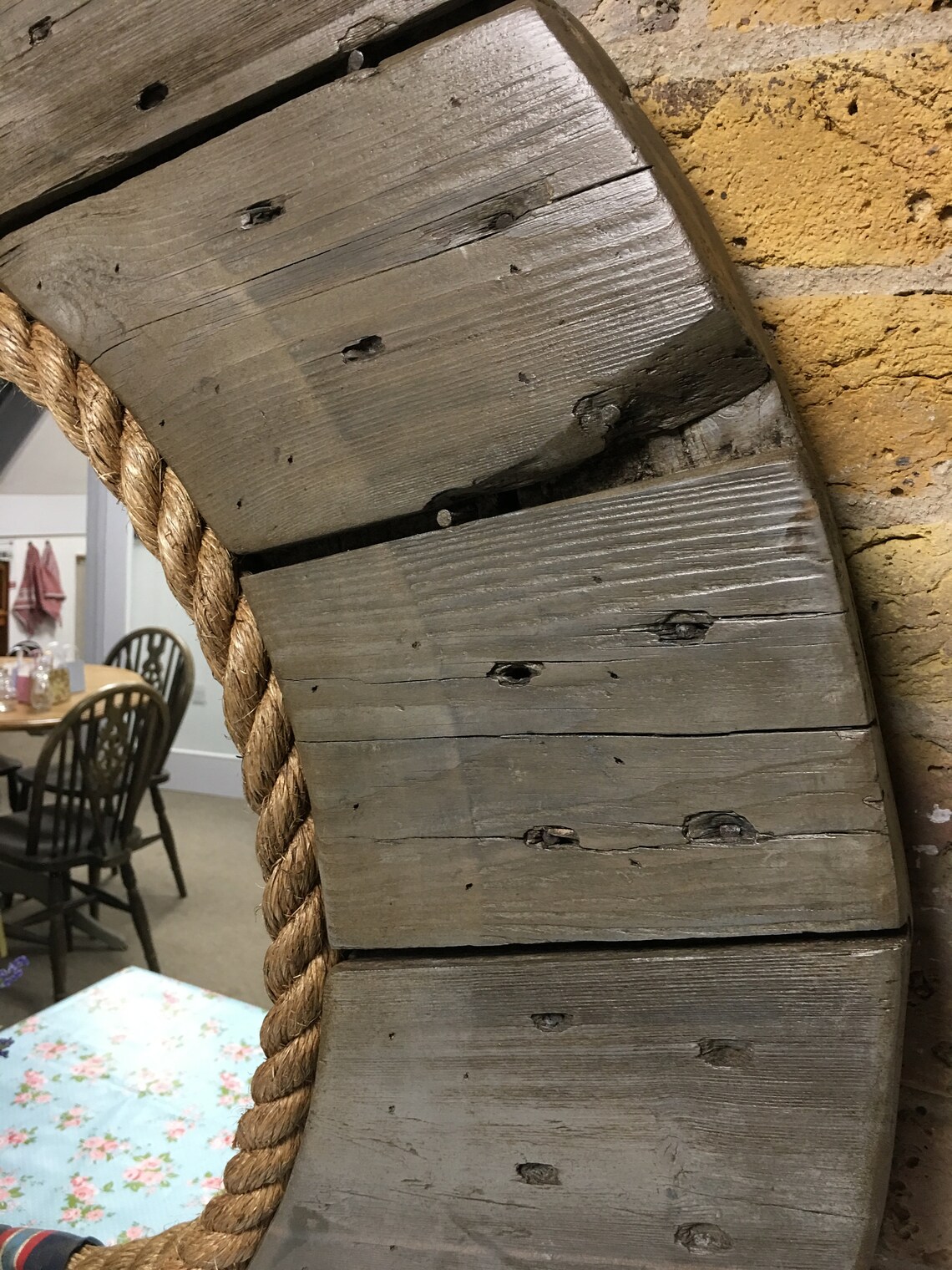 Large Nautical Mirror made on Money for Nothing TV show Etsy