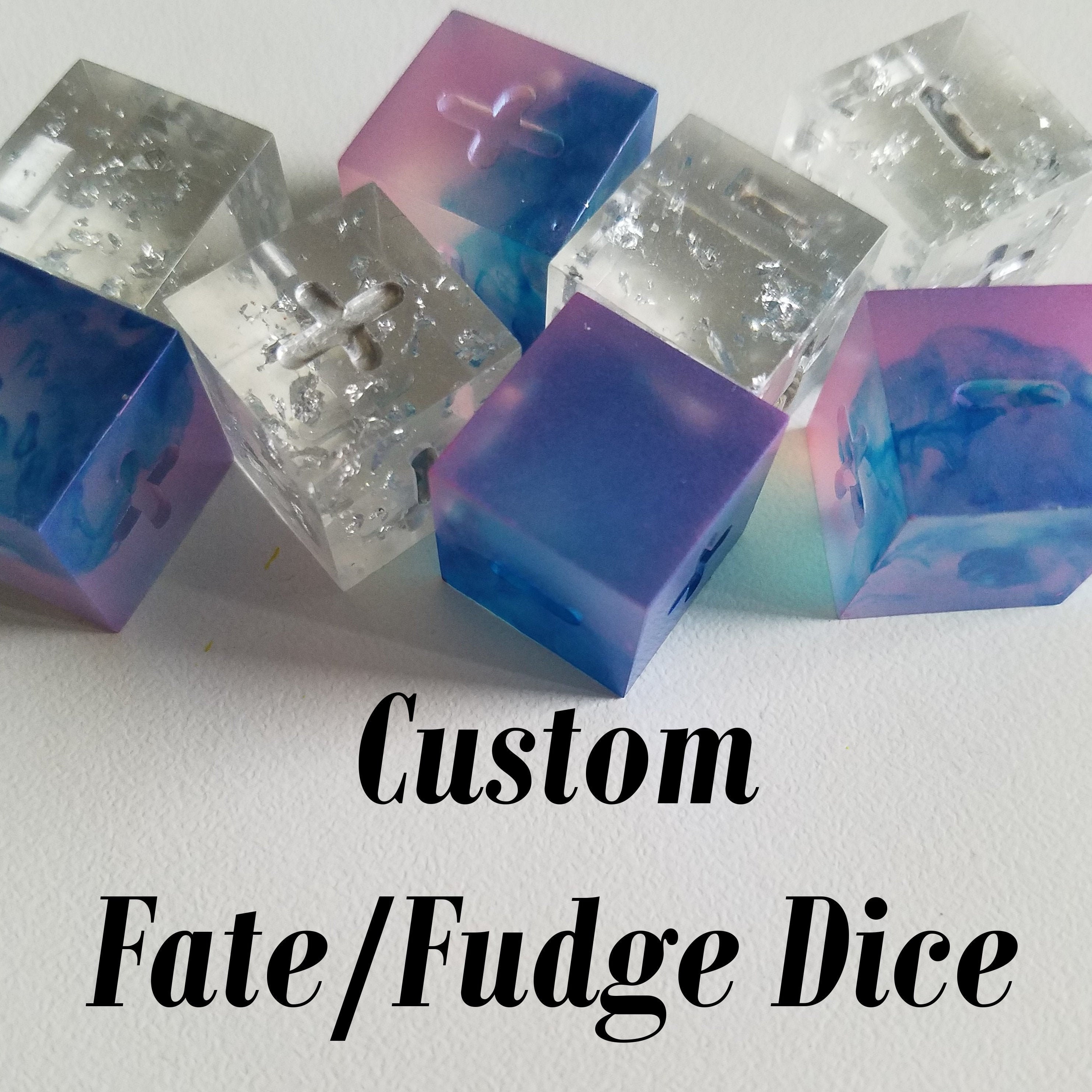Custom Fate Fudge Dice Etsy