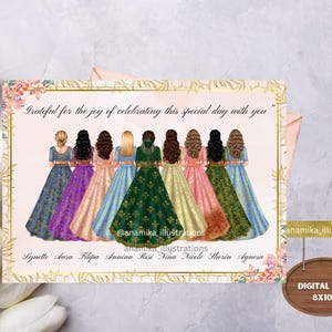 Personalised Indian Bridesmaid proposal, Indian American Bridesmaids, Will you be my Bridesmaid, Bridal party, Indian Wedding,Bridesmaid box