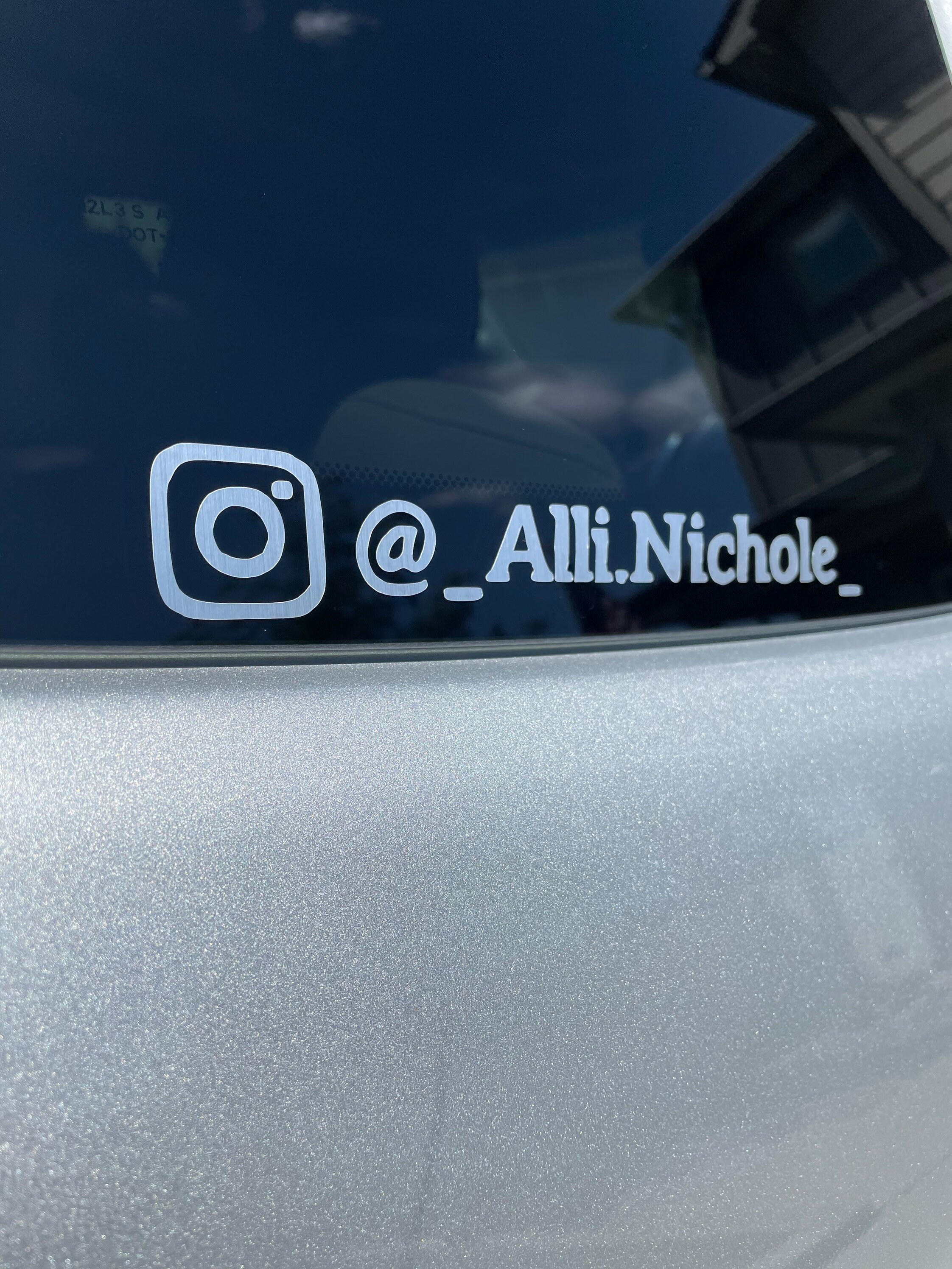 Instagram Auto Vinyl Aufkleber Instagram Auto Aufkleber Etsy