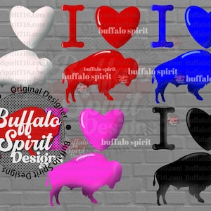 Buffalo PNG, Buffalo SVG, I Heart Buffalo digital design, Buffalo Shirt Design, Let's Go Buffalo png, Buffalo Sports, I love Buffalo NY png