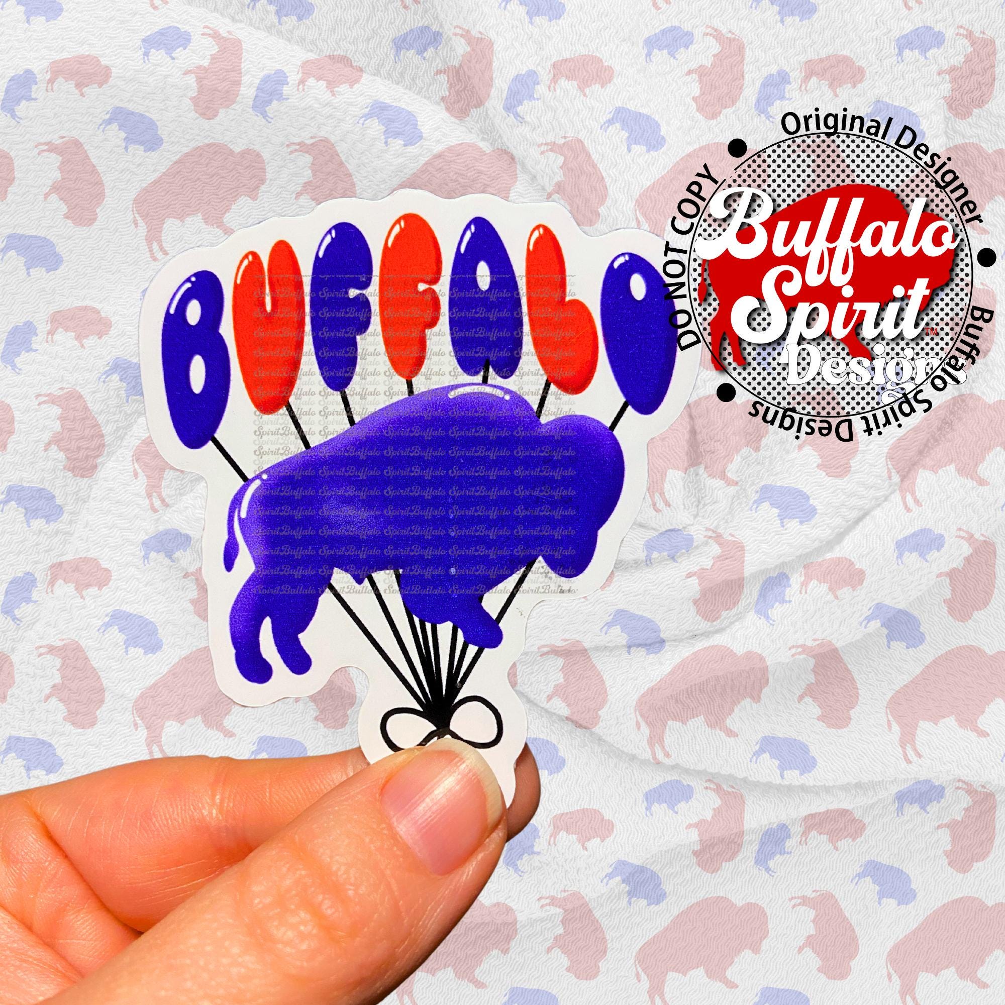 Buffalo Sticker, Buffalo Balloons Sticker, Buffalo Football Sticker ...