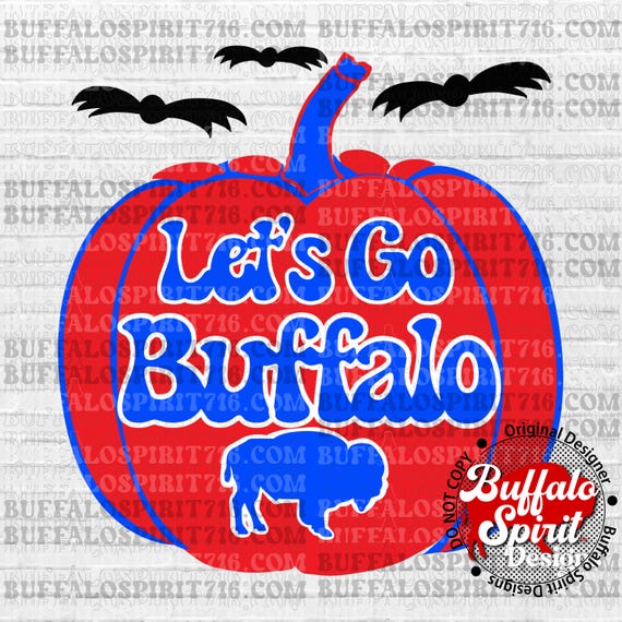 Buffalo Halloween Pumpkin SVG PNG Bundle (Digital Download)