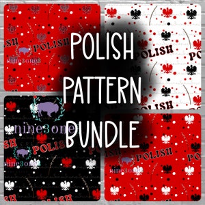 Dyngus Day Polish Pattern PNG Bundle | Falcon, Pussy Willow (Digital Download)