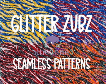 Glitter Zubz Seamless Pattern Bundle | Glitter png, Glitter zebra, Glitter zebra digital paper, Bills digital paper, Buffalo digital paper