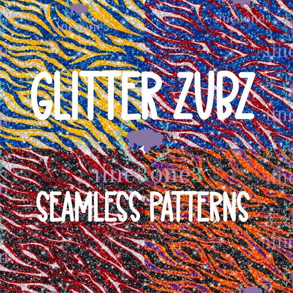 Glitter Zubz Seamless Pattern Bundle | Glitter png, Glitter zebra, Glitter zebra digital paper, Bills digital paper, Buffalo digital paper