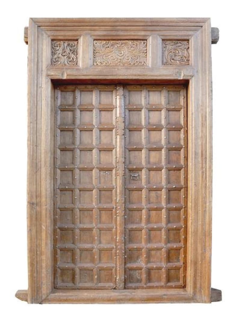 Antike Kassetten Türen aus dem kolonialen Indien Bild 1