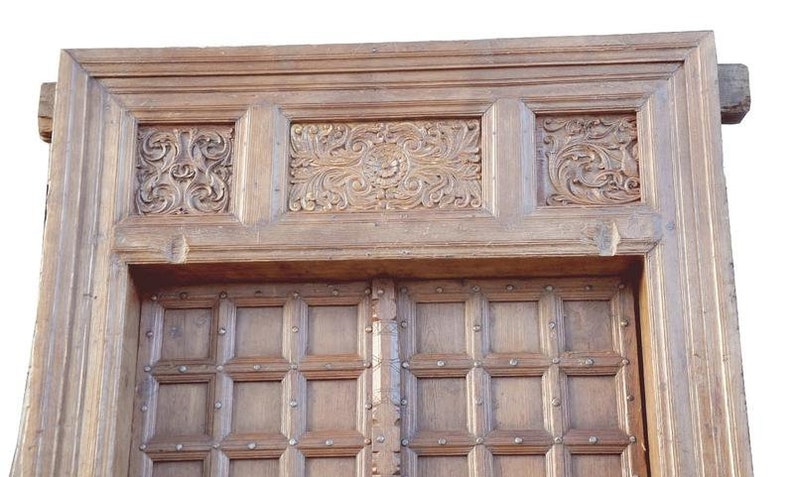 Antike Kassetten Türen aus dem kolonialen Indien Bild 3