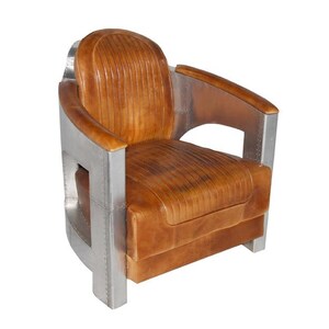 NEW Aircraft furniture copper leather revolving image 1