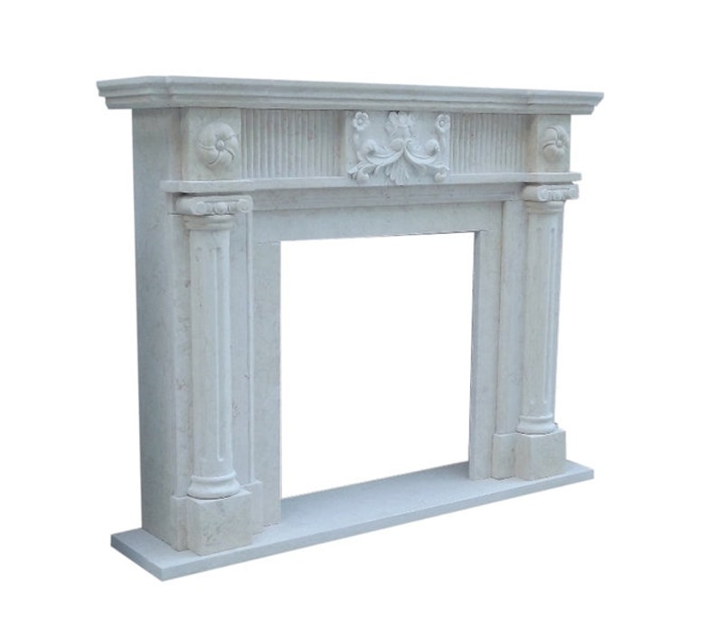 Fireplace facade marble fireplace stone image 2