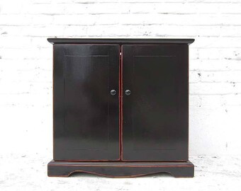 China small dresser vanity cabinet lacquered pine