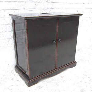 China small dresser vanity cabinet lacquered pine image 3