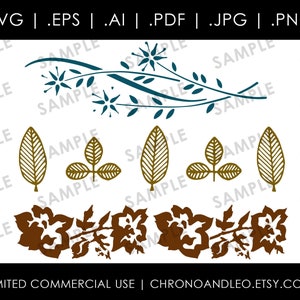 Pyrex kamperfoelie terracotta rozenblad .pdf .svg .ai .eps .jpg .png | Cricut silhouetafbeeldingen | Vintage downloadbare digitale ontwerpen