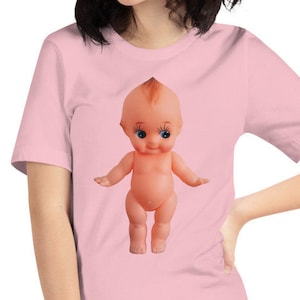 Cute Kewpie Doll Shirt 1950s 1960s Retro Kitsch Short-Sleeve Unisex T-Shirt | Vintage Inspired