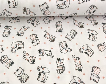 Stoff Katzen