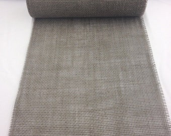 Tischläufer Jute taupe 30 cm x 5m