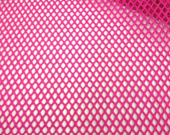 Netzstoff elastisch pink