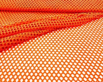 Netzstoff elastisch orange