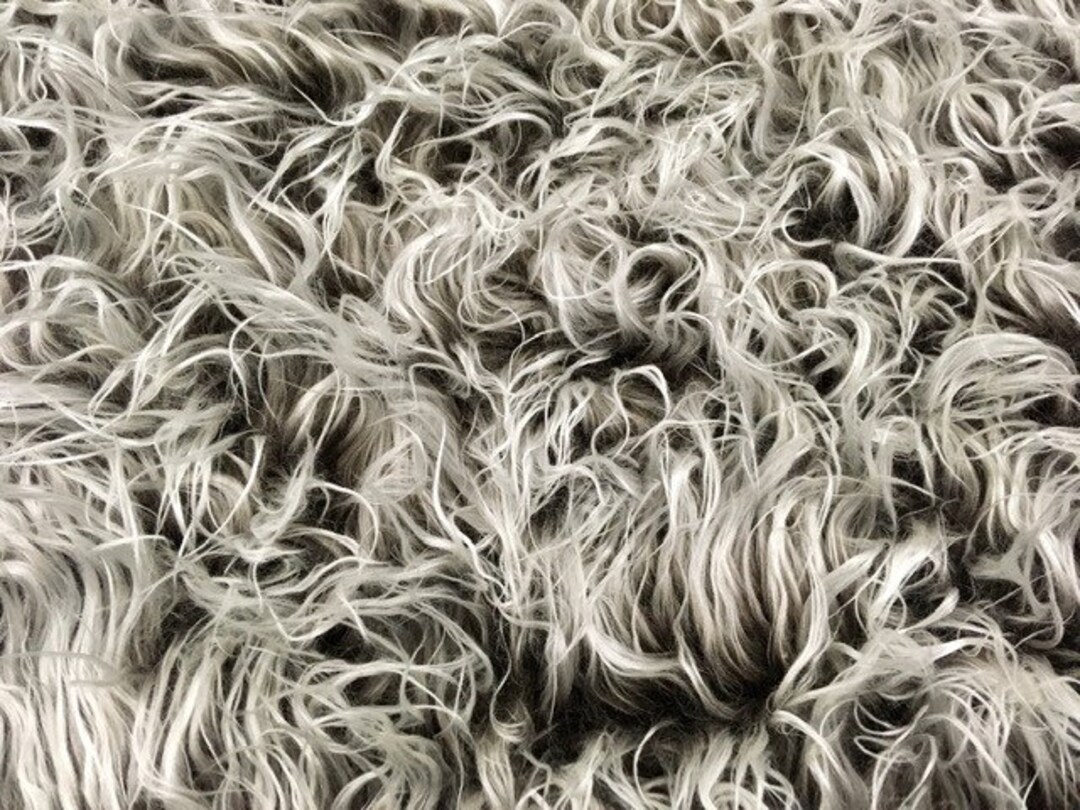 Langhaar Kunstfell Stoff 1,7x0,5m - Zottel Plüsch Für Deko & Kostüme