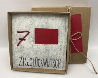 Geldgeschenk, Geschenkbox, Gutscheinbox, ... Gutschein zum Geburtstag ... Glückwunsch..