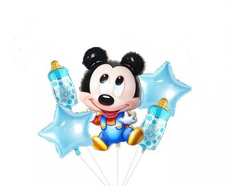 mickey mouse baby shower balloons