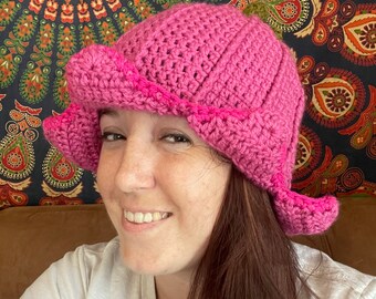 Tulip Patch Hat Ready to Ship Flowers 