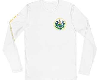 El Salvador Bitcoin Legal Tender Commemorative White Long Sleeve Shirt - Bitcoin Merchandise