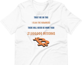 21 Million Bitcoins T-Shirt - BTC Merch