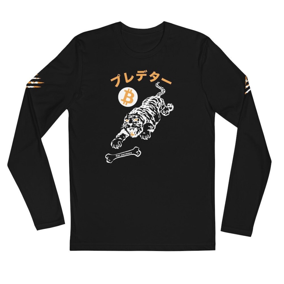 Kanji Bitcoin Apex Predator Long Sleeve Shirt - Etsy
