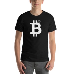 T-Shirt Bitcoin King - Crypto T-Shirt - BTC T-Shirt