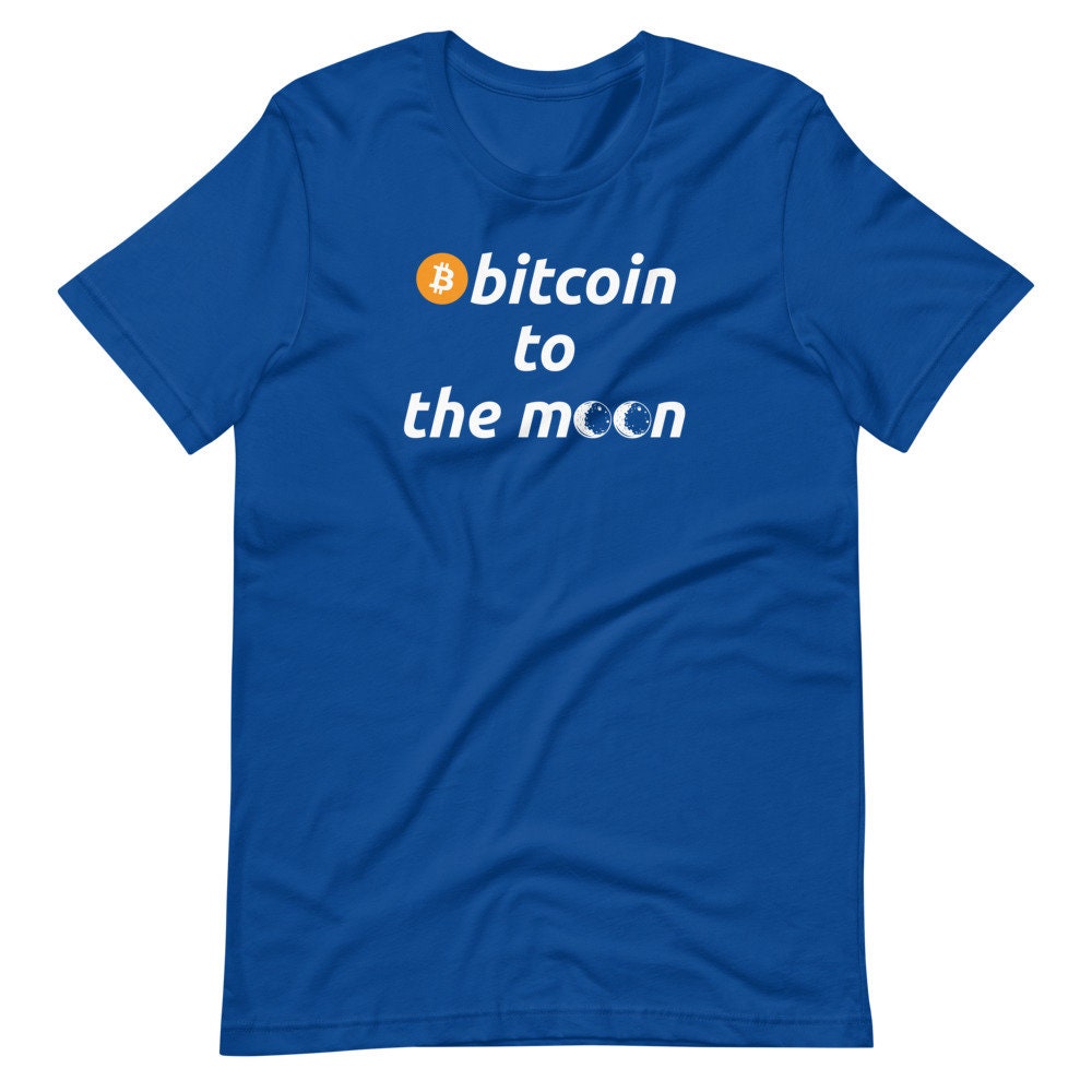 ビットコイン・トゥ・ザ・ムーンtシャツ