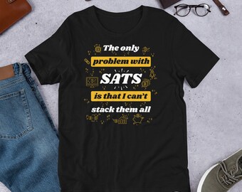 Bitcoin T-Shirt - Stack Sats - BTC shirt - Hodl apparel - Satoshi Nakamoto - Cryptocurrency merch - Bitcoin lover gift