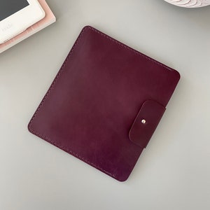 E-Reader und Tablet-Tasche aus Leder in cognacbraun für Kindle, Tolino, Kobo, PocketBook und Onyx Boox Geräte sowie für kleinere Tablets Bild 10