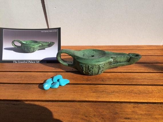 Oil Lamp Uncharted 2 Oil Lamp Uncharted 2, Bronze Oil Lamp Uncharted 2