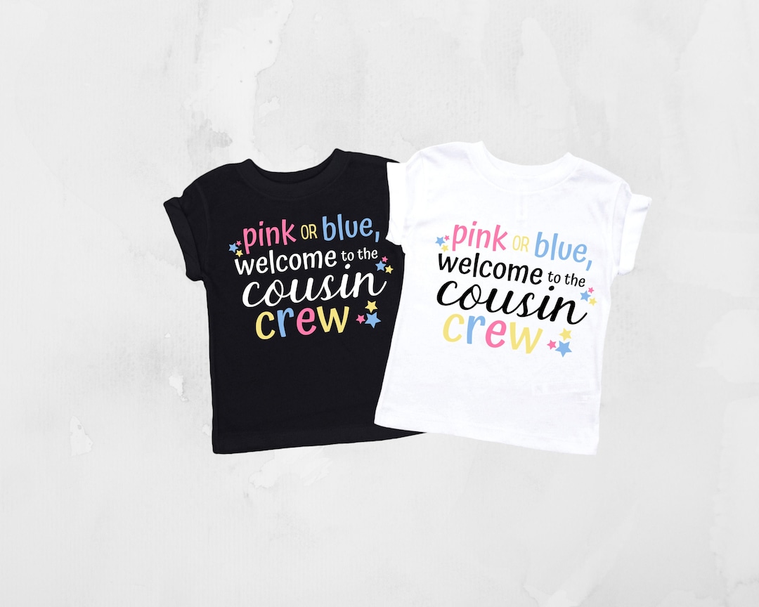 GENDER REVEAL COUSIN Tshirtsbig Cousin Gender Revealgender Etsy