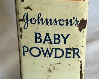 Vintage Johnson’s Baby Powder Tin