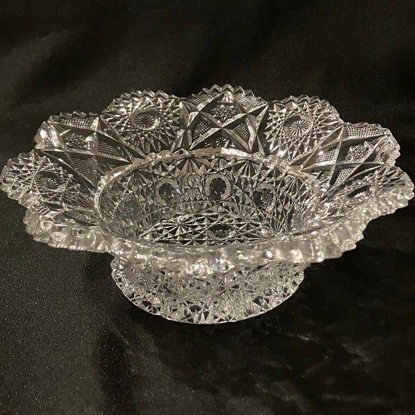 Westmoreland Early 20th Century Small Cut Glass Bowl