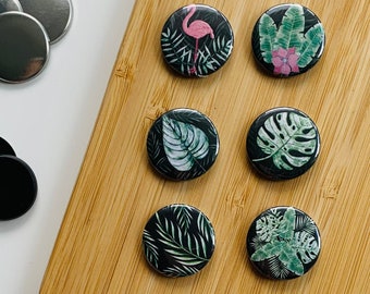 Set - Tropical Gardening 1 - Magnet / Button