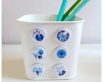 Set - Pusteblumen 2 - Magnet / Button