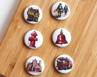 Set - Fire Department Set 2 - Magnet / Button