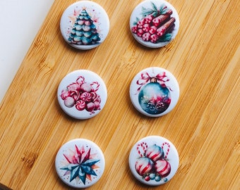 Set - Christmastime - Magnet / Button