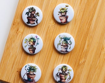 Set - Mandrake - Magnet / Button