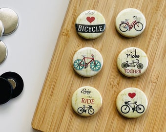 Set - Bicycles 1 - Magnet / Button
